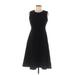 Kate Spade New York Cocktail Dress - A-Line: Black Solid Dresses - Women's Size 6