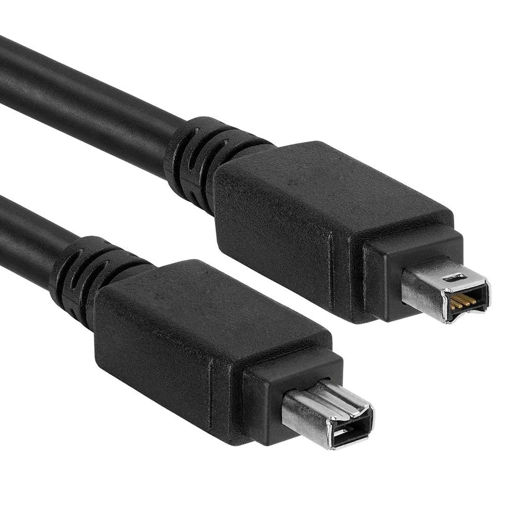 IEEE-1394 FireWire-Kabel 4-polig auf 4-polig Firewire 4 auf 4 Adapterkabel IEEE 1394a FireWire 400-Kabel für Apple FireWire, Sony Image