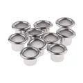 10Pcs Praktische Drum Air Vent DIY für Trommeln Abzeichen Wiederherstellung Bauen Teile Percussion