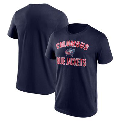 Columbus Blue Jackets Fanatics Branded Victory Arch Grafik-T-Shirt – Herren Image