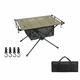 Aibecy IGT Table Ultralight Barbecue Camping Table Foldable Aluminum Alloy Desk with Storage Bag for Hiking and BBQ