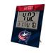 Keyscaper Columbus Blue Jackets Color Block Digital Desk Clock