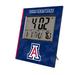 Keyscaper Arizona Wildcats Cross Hatch Personalized Digital Desk Clock