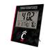 Keyscaper Cincinnati Bearcats Cross Hatch Personalized Digital Desk Clock