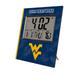 Keyscaper West Virginia Mountaineers Cross Hatch Personalized Digital Desk Clock