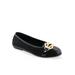 Women's Big Bet Casual Flat by Aerosoles in Black Faux Suede (Size 6 M)