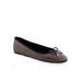 Women's Pia Casual Flat by Aerosoles in Mocha Snake Leather (Size 6 M)