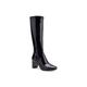 Women's Micah Tall Calf Boot by Aerosoles in Black Patent (Size 10 M)