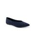 Women's Dee Casual Flat by Aerosoles in Navy Stretch (Size 5 1/2 M)