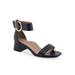 Women's Eliza Dressy Sandal by Aerosoles in Black Leather (Size 11 M)