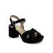 Women's Cosmos Dressy Sandal by Aerosoles in Black Suede (Size 9 1/2 M)