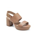 Women's Carimma Sandal by Aerosoles in Clay Leather (Size 7 1/2 M)