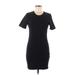 Sunday Best Casual Dress - Mini: Black Solid Dresses - Women's Size Medium