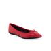 Women's Dumas Casual Flat by Aerosoles in Red Leather (Size 10 M)