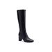 Wide Width Women's Micah Tall Calf Boot by Aerosoles in Black (Size 12 W)