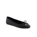 Women's Pia Casual Flat by Aerosoles in Black Leather (Size 9 1/2 M)