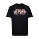 Kurzarmshirt F4NT4STIC "Kinder Star Wars Tatooine Logo with Kids Basic Tee" Gr. 134/140, schwarz (black) Mädchen Shirts T-Shirts