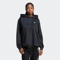 Kapuzensweatshirt ADIDAS ORIGINALS "TREFOIL HOODIEO" Gr. XS, schwarz (black) Damen Sweatshirts Oversize Shirts