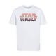 Kurzarmshirt F4NT4STIC "F4NT4STIC Kinder Star Wars Tatooine Logo with Kids Basic Tee" Gr. 158/164, weiß (white) Mädchen Shirts T-Shirts