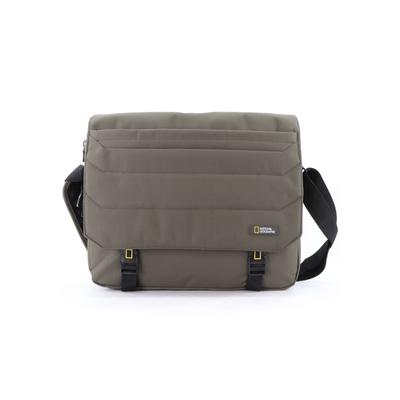 Aktentasche NATIONAL GEOGRAPHIC "Pro", Herren, Gr. B/H/T: 10.5cm x 31.00cm x 38cm, grün (khaki), Nylon, Taschen, mit Laptop-Fach Image