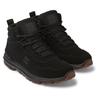 Stiefel DC SHOES "Mutiny", Gr. 8,5(41), schwarz (schwarz, schwarz, schwarz), Obermaterial: Leder (Kuh) / Futter: Textil / Außensohle: Gummi, Schuhe