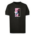 Kurzarmshirt F4NT4STIC "Kinder Marvel Comics Black Widow Roof Jump with Kids Basic Tee" Gr. 134/140, schwarz (black) Jungen Shirts T-Shirts