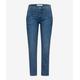 5-Pocket-Jeans BRAX "Style MERRIT S" Gr. 42, Normalgrößen, blau Damen Jeans 5-Pocket-Jeans