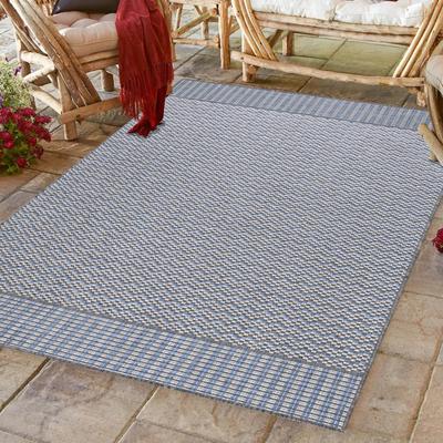 Outdoorteppich AYYILDIZ TEPPICHE "SUNNY 4419", grau, B:160cm H:5mm L:230cm, Polypropylen, Teppiche, Läufer / Pflegeleicht / Strapazierfähig / In- und Outdoor geeignet Image