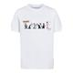 Kurzarmshirt F4NT4STIC "Kinder Looney Tunes Sylvester Colour Code with Kids Basic Tee" Gr. 110/116, weiß (white) Mädchen Shirts T-Shirts