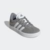 Sneaker ADIDAS SPORTSWEAR "VL COURT 3.0 KIDS", Gr. 38, grau (grau three, cloud weiß, grau two), Leder, Synthetik, sportlich, Schuhe, inspiriert vom Design des adidas samba
