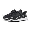 Sneaker PUMA "Reflect Lite Laufschuhe Kinder" Gr. 34.5, schwarz-weiß (black white) Kinder Schuhe Trainingsschuhe