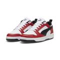 Sneaker PUMA "Rebound V6 Low Sneakers Erwachsene" Gr. 46, rot (white black club red) Schuhe Puma