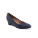 Women's Iris Pump by Aerosoles in Navy Leather (Size 11 M)