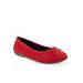 Women's Homebet Casual Flat by Aerosoles in Red Faux Suede (Size 5 M)