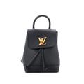 Louis Vuitton Leather Backpack: Black Accessories