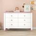 Wooden Storage Dresser with 6 Drawers,Storage Cabinet for kids