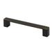 Contemporary 5.875-inch Nepoli Oil Rubbed Bronze Finish Square Cabinet Bar Pull Handle - Set of 10 - 1"