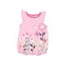 Gymboree Short Sleeve Outfit: Pink Floral Tops - Size 18-24 Month