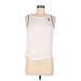 Adidas Active T-Shirt: White Activewear - Women's Size Medium