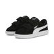 Sneaker PUMA "Smash 3.0 Suede Sneakers Kinder" Gr. 27, schwarz-weiß (black white) Kinder Schuhe Trainingsschuhe