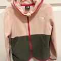 The North Face Jackets & Coats | Girls North Face Glacier Full-Zip Fleece Jacket Size 5t. | Color: Gray/Pink | Size: 5tg