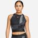 Nike Tops | Nike Pro Dri-Fit Women's Cropped Training Tank | Color: Black/Gray | Size: L