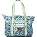 Coach Bags | Coach Poppy Canvas 3d Op Art Gram 14983 Blue Tote Bag | Color: Blue | Size: Os