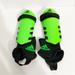 Adidas Other | Adidas Soccer Shin Guards Stir-Up Sock Velcro Adjuster Strap Hard Plastic | Color: Black/Green | Size: See Listing