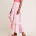 Anthropologie Skirts | Maeve By Anthropologie Penny Ruffled Pink Striped Candy Skirt | Color: Pink/White | Size: M