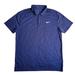 Nike Shirts | Nike Golf Standard Fit Dri-Fit Men's Blue Polyester Polo Euc | Color: Blue | Size: L