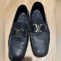 Louis Vuitton Shoes | Louis Vuitton Authentic Moccasins For Men Size 42 | Color: Black/Blue | Size: 42