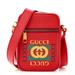 Gucci Bags | Gucci Logo Print Mini Bag | Color: Red/Yellow | Size: Height 7 In Width 2 In Base Length 5 In