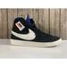 Nike Shoes | Nike Blazer Mid Rebel Black Royal Blue 2018 Women’s Shoe Size 7.5 | Color: Black | Size: 7.5