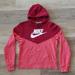 Nike Tops | Nike Nsw Heritage Women's Pullover Hoodie Ar2509-850 Size M | Color: Orange/Red | Size: M